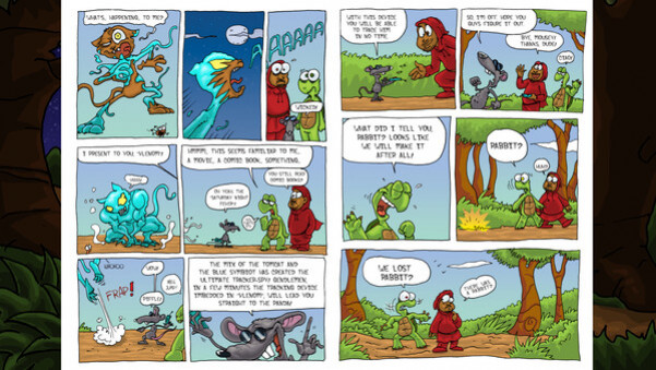 Игра Mutants Ate My Carrots - Animalies Comic Book, скриншот