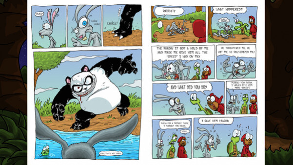 Игра Mutants Ate My Carrots - Animalies Comic Book, скриншот