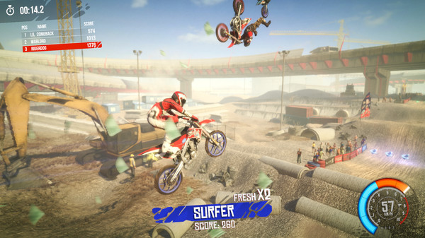 Игра MX Nitro: Unleashed, скриншот