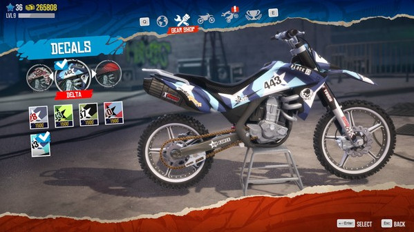 Игра MX Nitro: Unleashed, скриншот