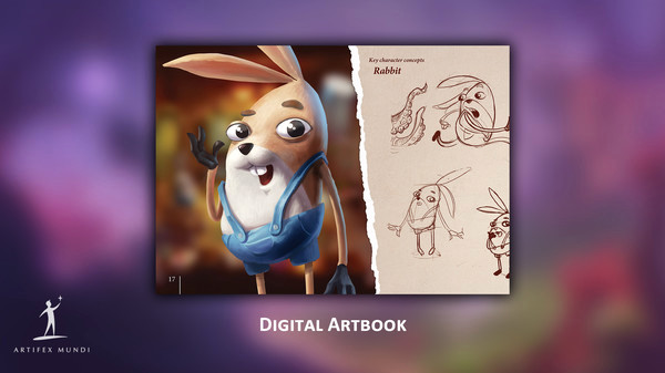 Игра My Brother Rabbit - Artbook, скриншот