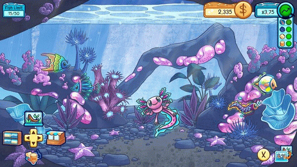 Игра My Cozy Aquarium, скриншот