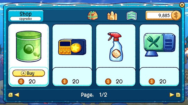 Игра My Cozy Aquarium, скриншот