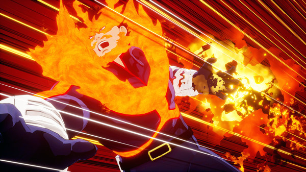 Игра MY HERO ONE'S JUSTICE Playable Character: Pro Hero Endeavor, скриншот