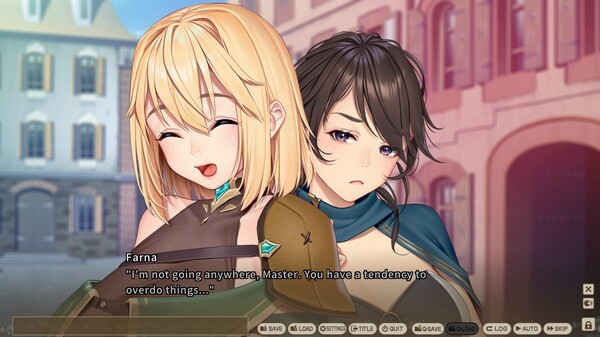Игра My Slow Life with the Princess Knight and Her Devoted Handmaiden, скриншот