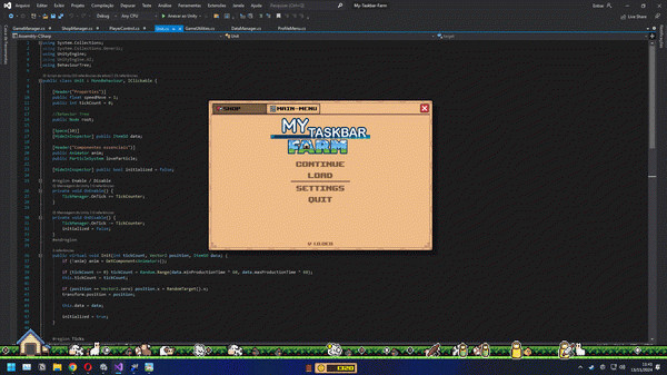Игра My Taskbar Farm, скриншот