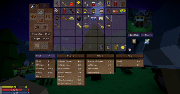 Игра Myrne: The Quest, скриншот