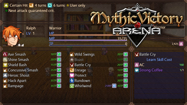 Игра Mythic Victory Arena - Unlock All Skills, скриншот