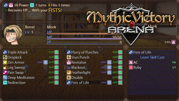 Игра Mythic Victory Arena - Unlock All Skills, скриншот