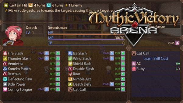 Игра Mythic Victory Arena - Unlock All Skills, скриншот