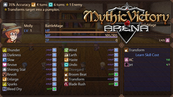 Игра Mythic Victory Arena - Unlock All Skills, скриншот