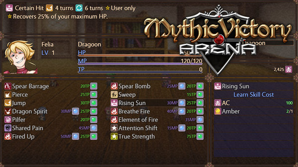 Игра Mythic Victory Arena - Unlock All Skills, скриншот