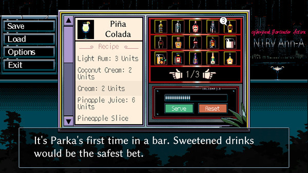 Игра N1RV Ann-A: Cyberpunk Bartender Action, скриншот