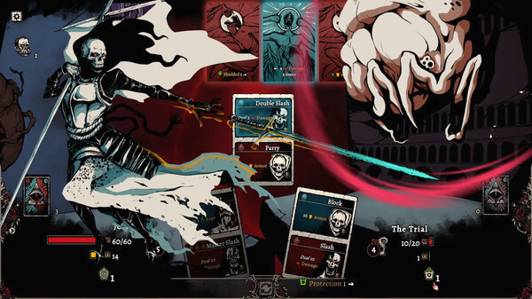 Игра Nadir: A Grimdark Deckbuilder, скриншот