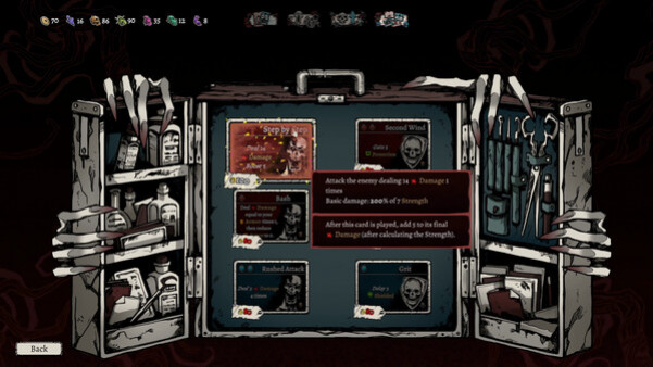 Игра Nadir: A Grimdark Deckbuilder, скриншот