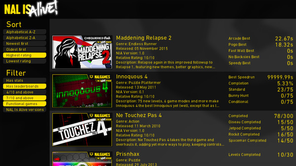 Игра NAL Is Alive, скриншот