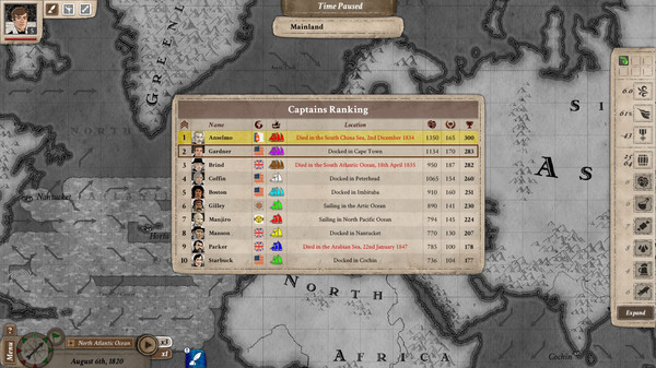 Игра Nantucket - Masters of the Seven Seas, скриншот