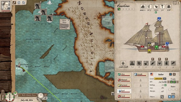 Игра Nantucket, скриншот