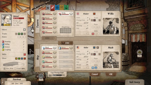 Игра Nantucket, скриншот