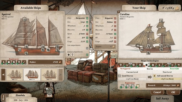 Игра Nantucket, скриншот