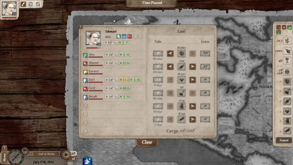 Игра Nantucket, скриншот