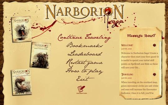 Игра Narborion Saga, скриншот
