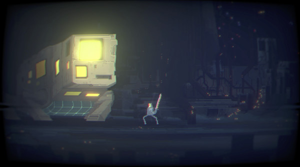 Игра Narita Boy, скриншот