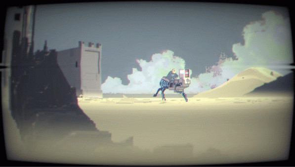 Игра Narita Boy, скриншот