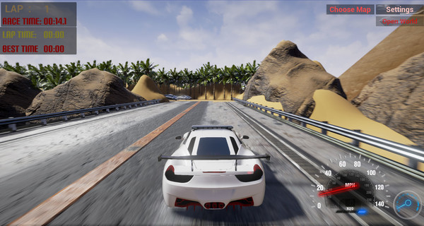Игра Nash Racing, скриншот