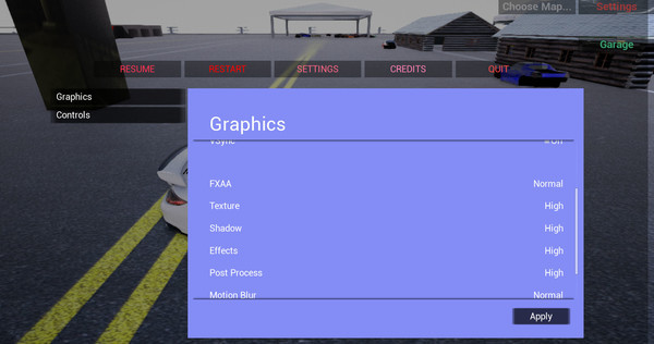 Игра Nash Racing, скриншот