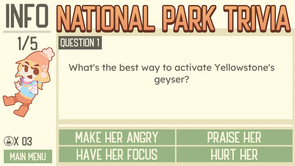 Игра National Park Girls: Love Our Parks Edition, скриншот