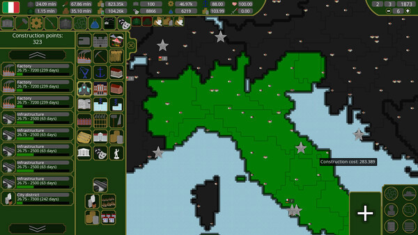 Игра Nations, скриншот