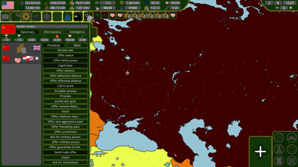 Игра Nations, скриншот