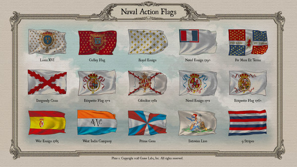 Игра Naval Action - Flags, скриншот