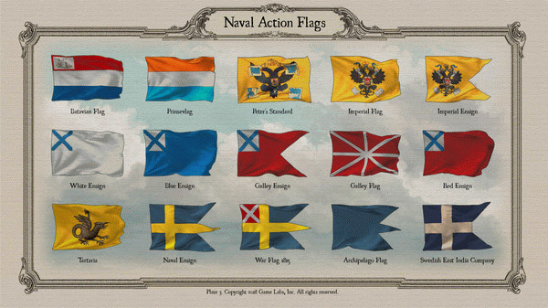 Игра Naval Action - Flags, скриншот