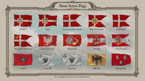 Игра Naval Action - Flags, скриншот