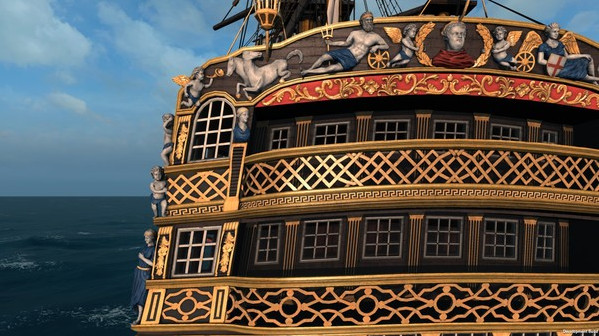 Игра Naval Action - HMS Victory 1765, скриншот