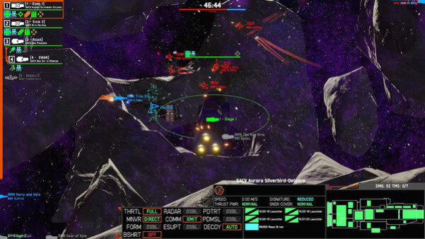 Игра NEBULOUS: Fleet Command, скриншот