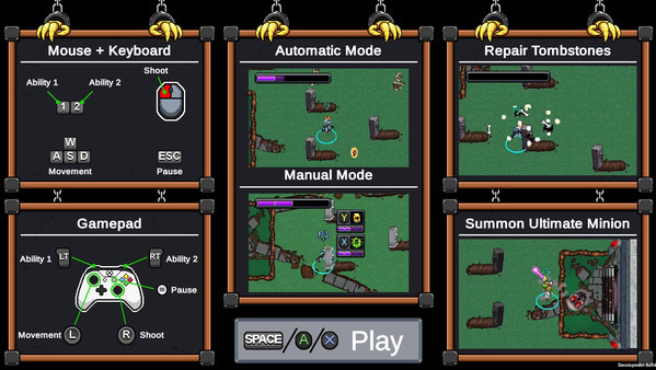 Игра Necroball, скриншот
