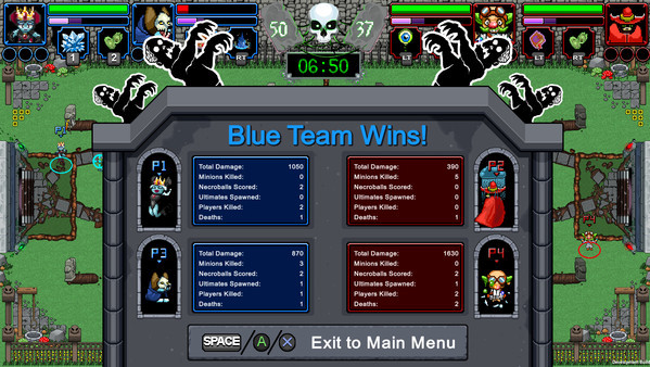Игра Necroball, скриншот