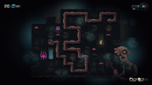 Игра NecroWorm, скриншот