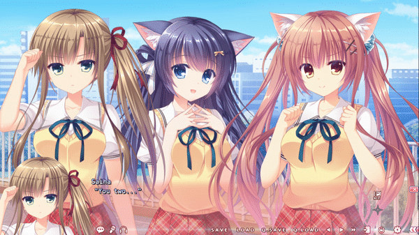Игра NEKO-NIN exHeart +PLUS Saiha, скриншот