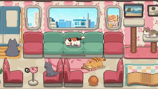 Игра Neko Station, скриншот