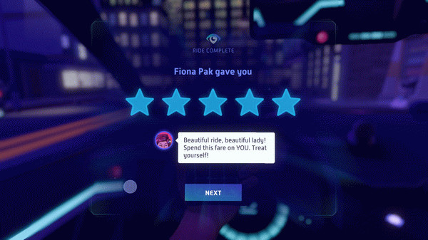 Игра Neo Cab, скриншот