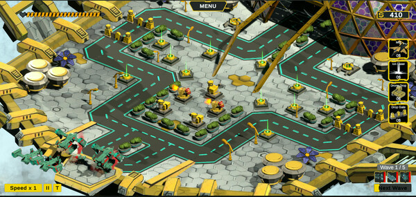 Игра Neocon Tower Defence 3, скриншот