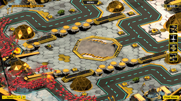 Игра Neocon Tower Defence 3, скриншот
