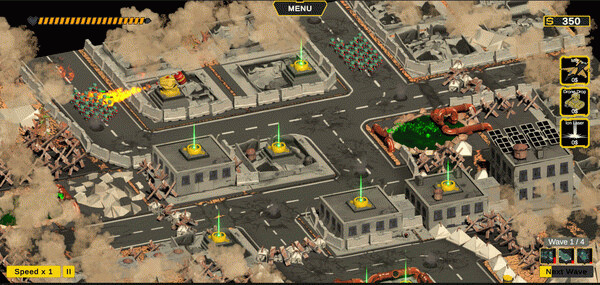 Игра Neocon Tower Defence 3, скриншот