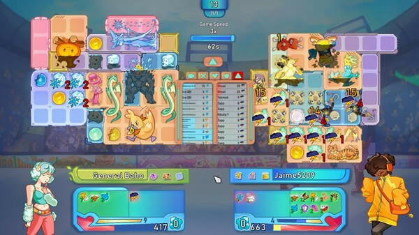 Игра NEODUEL: Backpack Monsters, скриншот