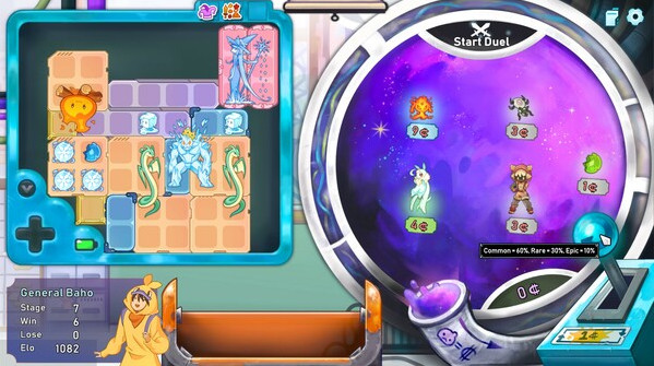 Игра NEODUEL: Backpack Monsters, скриншот