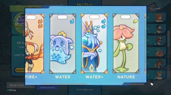 Игра NEODUEL: Backpack Monsters, скриншот